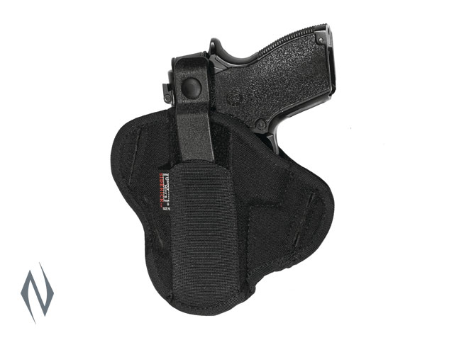 UNCLE MIKES SUPER BELT SLIDE HOLSTER BLACK SIZE 15 AMBI Image