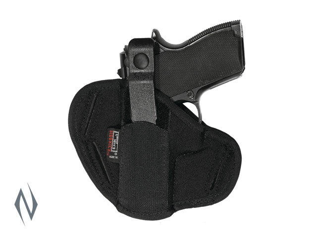 UNCLE MIKES SUPER BELT SLIDE HOLSTER BLACK SIZE 16 AMBI Image