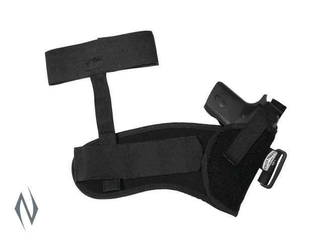UNCLE MIKES ANKLE HOLSTER BLACK SIZE 1 RH Image