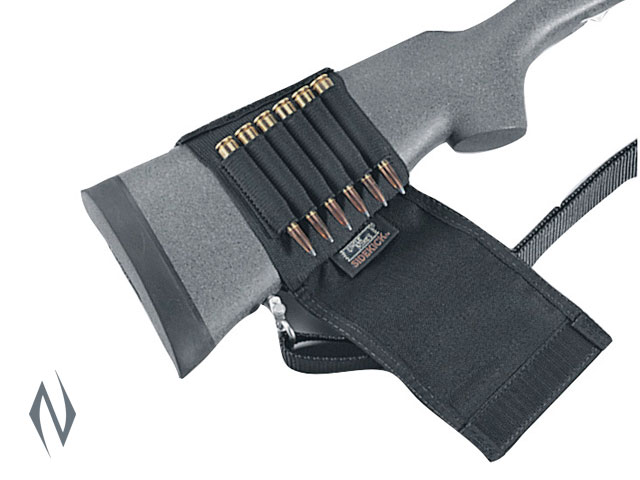 UNCLE MIKES BUTTSTOCK SHELL HOLDER RIFLE FLAP STYLE 6 RND Image