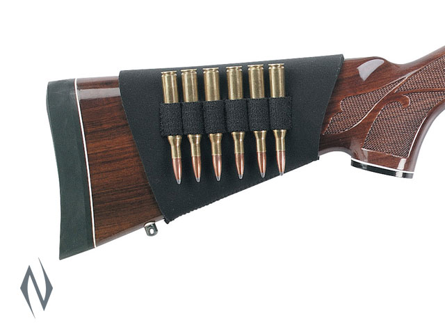 UNCLE MIKES BUTTSTOCK SHELL HOLDER RIFLE NEOPRENE 6 RND Image