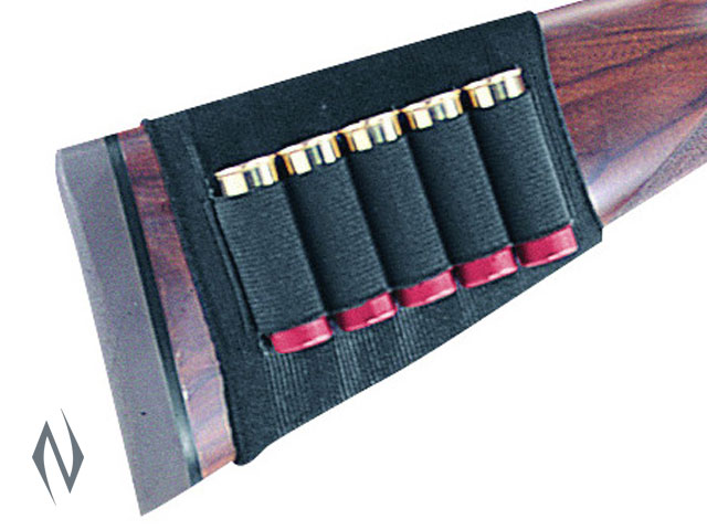 UNCLE MIKES BUTTSTOCK SHELL HOLDER SHOTGUN OPEN STYLE 5 RND Image