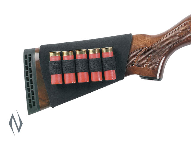 UNCLE MIKES BUTTSTOCK SHELL HOLDER SHOTGUN NEOPRENE 5 RND Image