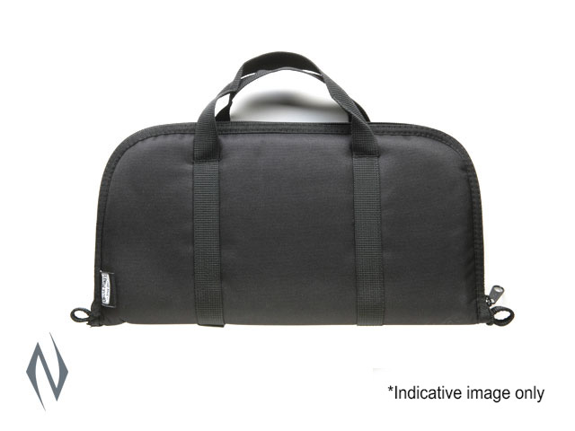 UNCLE MIKES PISTOL POUCH BLACK MEDIUM 13" Image