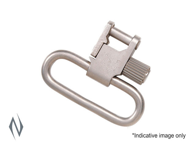 UNCLE MIKES SWIVELS QD NICKEL 1" NO STUD Image