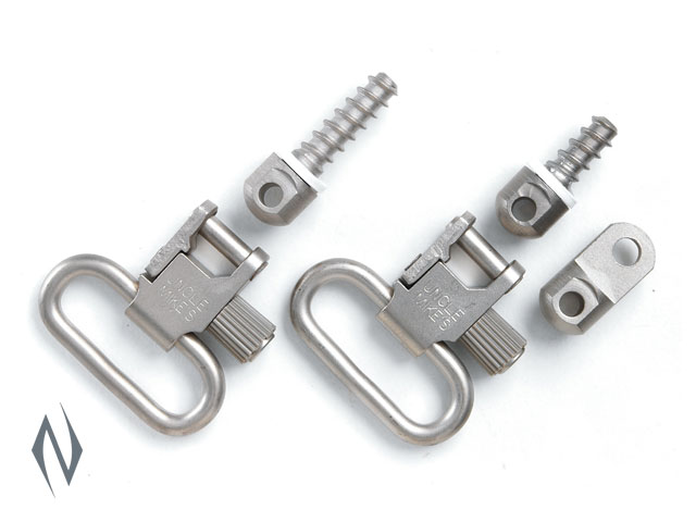 UNCLE MIKES SWIVELS QD RUGER NICKEL Image