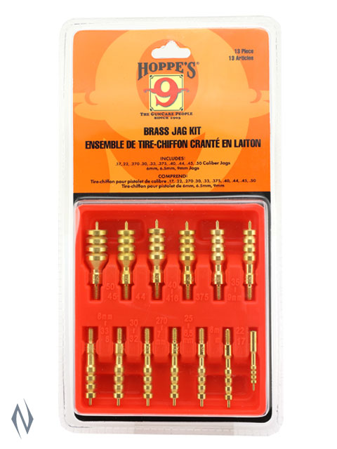 HOPPES DELUXE JAG KIT ORANGE 13 PCE 17 - 50 CAL Image