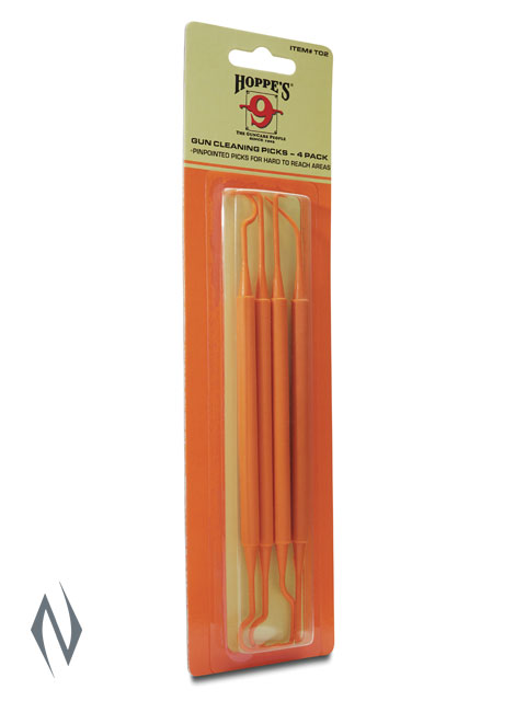 HOPPES GUN CLEANING PICKS 4 PK Image