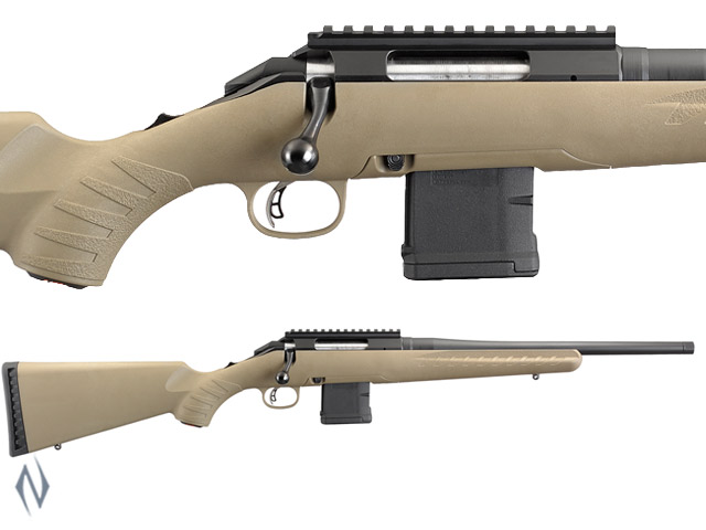 RUGER AMERICAN RIFLE RANCH 223 BLUED 16" THREADED AR MAGAZINE 10 SHOT Image