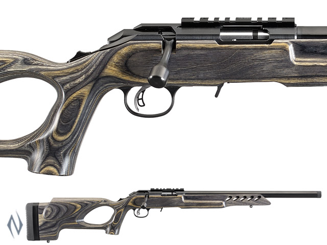 RUGER AMERICAN RIMFIRE 22LR LAMINATED THUMBHOLE TARGET BLUED Image