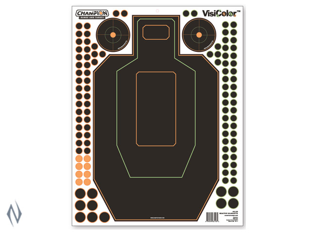 CHAMPION TARGET VISICOLOR ADHESIVE SILHOUETTE 5 PACK + PATCHES Image