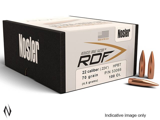 NOSLER RDF 224 77GR HPBT 100PK Image