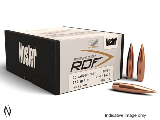 NOSLER RDF 338 300GR HPBT 100PK Image