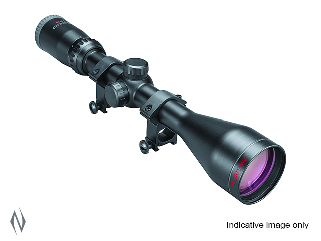 TASCO SPORTSMAN 3-9X50 TRUPLEX + WEAVER RINGS Image