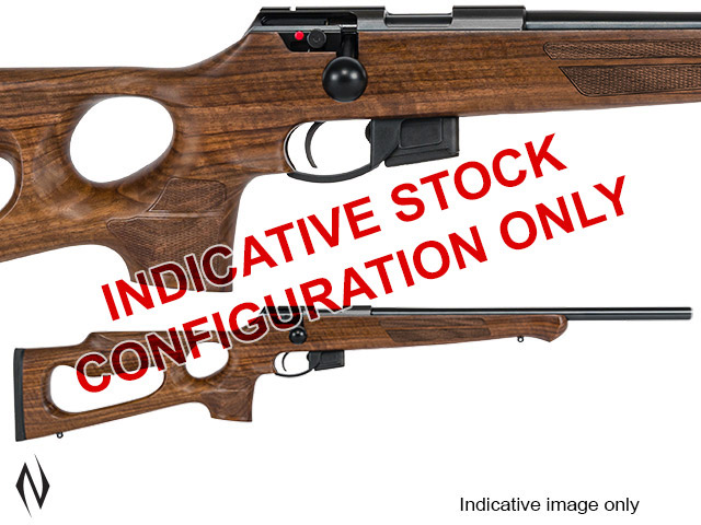 ANSCHUTZ 1761 DHB THUMBHOLE HEAVY BARREL 18" THREADED 22LR 5 SHOT CASED Image