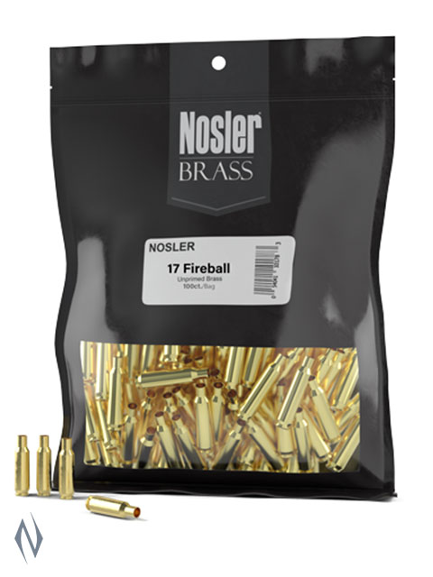 NOSLER BULK BRASS 17 REMINGTON FIREBALL 100PK Image
