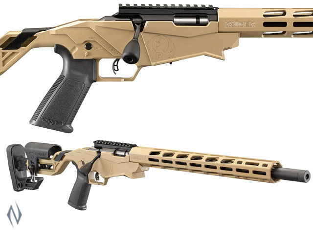 RUGER PRECISION RIMFIRE RIFLE 22LR 18" 10 SHOT FLAT DARK EARTH Image