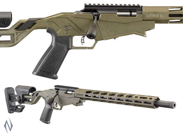 RUGER PRECISION RIMFIRE RIFLE 22LR 18" 10 SHOT OD GREEN Image