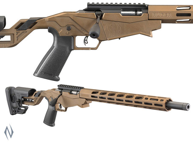 RUGER PRECISION RIMFIRE RIFLE 22WMR 18" 9 SHOT BURNT BRONZE Image