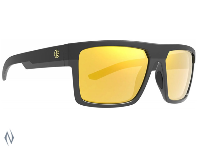 LEUPOLD SUNGLASSES BECNARA MATTE & GLOSS BLACK ORANGE MIRROR Image