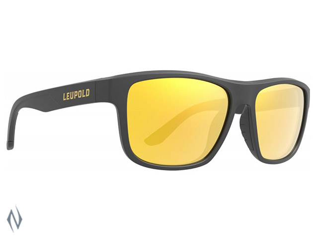 LEUPOLD SUNGLASSES KATMAI MATTE BLACK ORANGE MIRROR Image