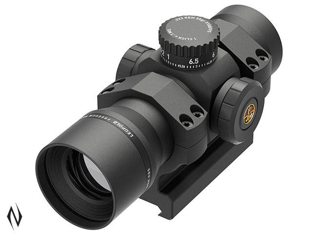 LEUPOLD FREEDOM RDS BLACK RING 1X34 34MM RED DOT 223 BDC 1 MOA DOT + MOUNT Image