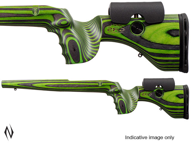 GRS HUNTER LIGHT STOCK BLANK BLACK / GREEN LEFT HAND Image