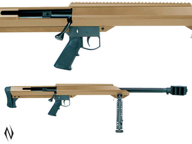 BARRETT M99 50 BMG 29" FLUTED SINGLE SHOT FDE WITH BIPOD Image