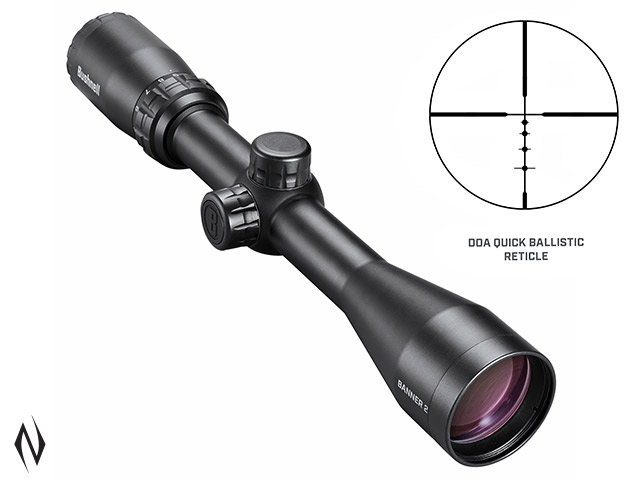 BUSHNELL BANNER2 3-9X40 RS BDC BDC DOAQBR + RINGS Image