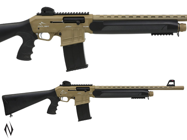 ADLER B230 12G 20" TACTICAL FDE STRAIGHT PULL SHOTGUN 5 SHOT DM Image