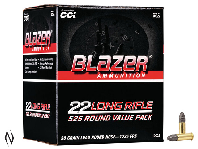 CCI 22LR BLAZER 38GR HP HV 525 PK Image