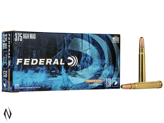 FEDERAL 375 H&H 270GR SP POWER-SHOK Image