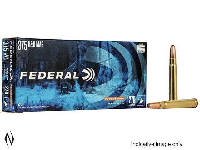 FEDERAL 375 H&H 300GR SP POWER-SHOK Image
