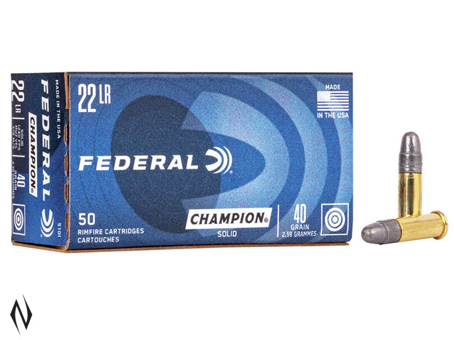 FEDERAL 22LR 40GR SOLID HV CHAMPION 1240FPS Image