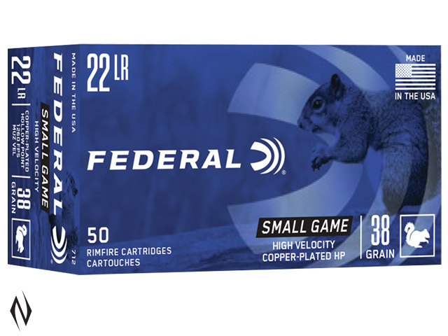 FEDERAL 22LR 38GR HP HV GAME-SHOK 1260FPS Image
