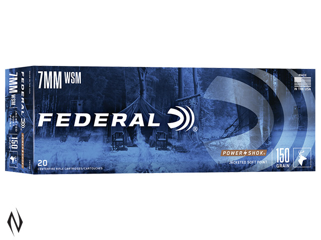 FEDERAL 7MM WSM 150GR SP POWER-SHOK Image