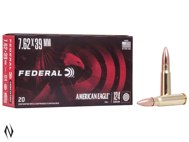 FEDERAL 7.62X39 124GR FMJ AMERICAN EAGLE Image