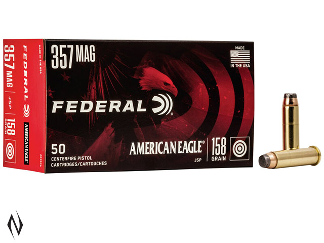FEDERAL 357 MAG 158GR JSP AMERICAN EAGLE Image