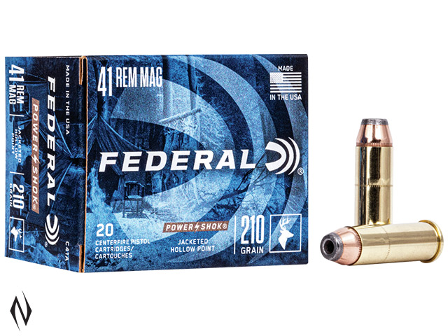 FEDERAL 41 REM MAG 210GR JHP POWER-SHOK Image