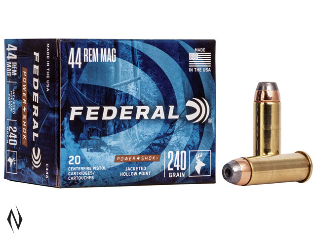 FEDERAL 44 MAG 240GR JHP POWER-SHOK Image