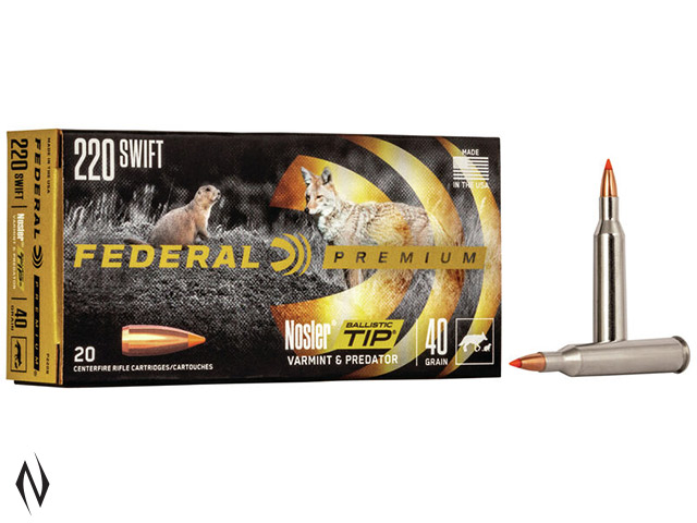 FEDERAL 220 SWIFT 40GR BTIP V-SHOK Image