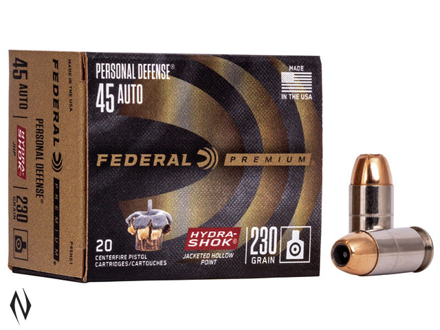 FEDERAL 45 ACP 230GR HYDRA-SHOK PD Image