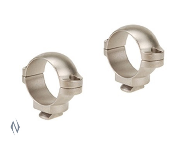 LEUPOLD DUAL DOVETAIL 1" RINGS LOW SILVER Image