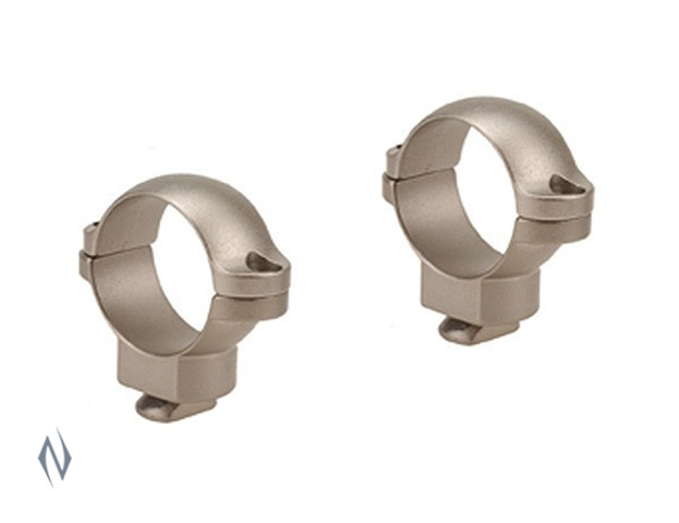 LEUPOLD DUAL DOVETAIL 1" RINGS MEDIUM SILVER Image