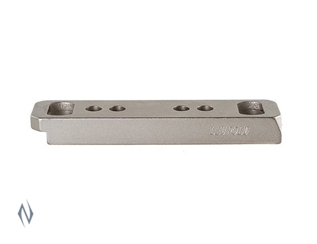 LEUPOLD HANDGUN BASE 1 PIECE DUAL DOVETAIL SILVER T/C-C Image