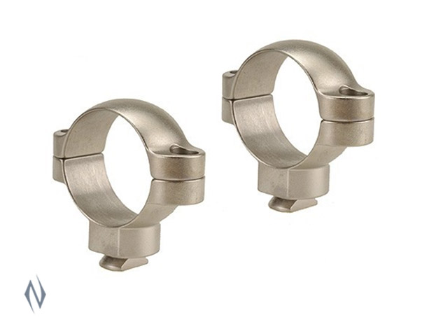LEUPOLD DUAL DOVETAIL 30MM RINGS HIGH SILVER Image