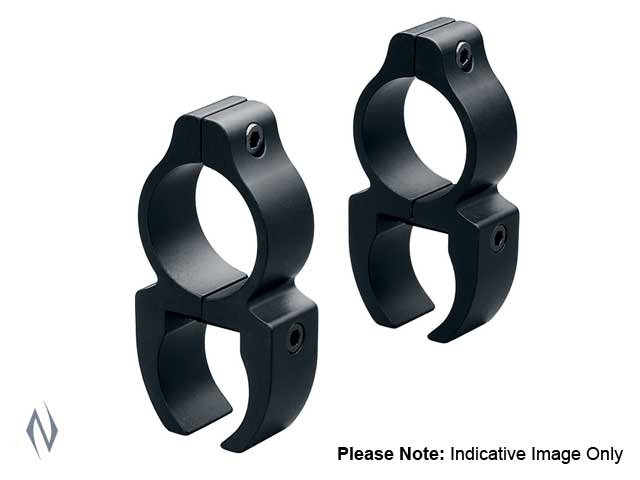 LEUPOLD RIFLEMAN RINGS 1" RIMFIRE SEE THRU 3/8 MATTE Image