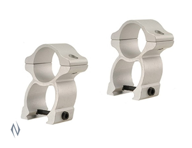 LEUPOLD RIFLEMAN RINGS 1" SEE THRU HIGH SILVER Image