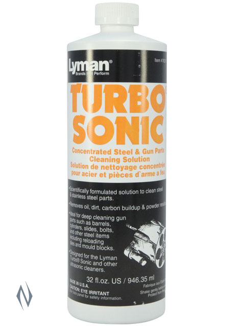 LYMAN TURBO SONIC GUN PARTS CLEANING SOLUTION 32 OZ Image