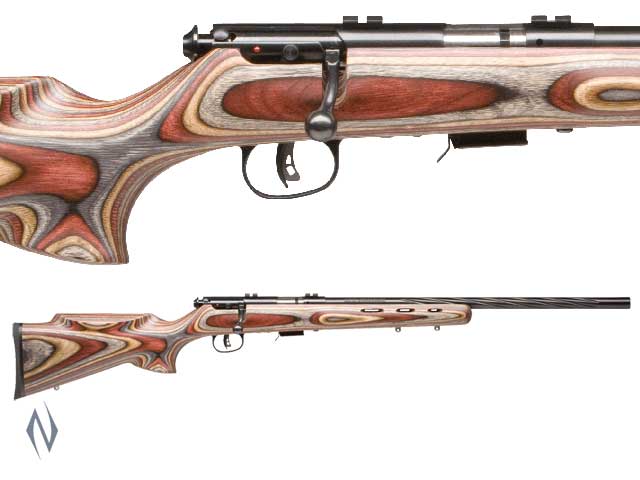 SAVAGE MKII 22LR BLUED JACARANDA 5 SHOT Image